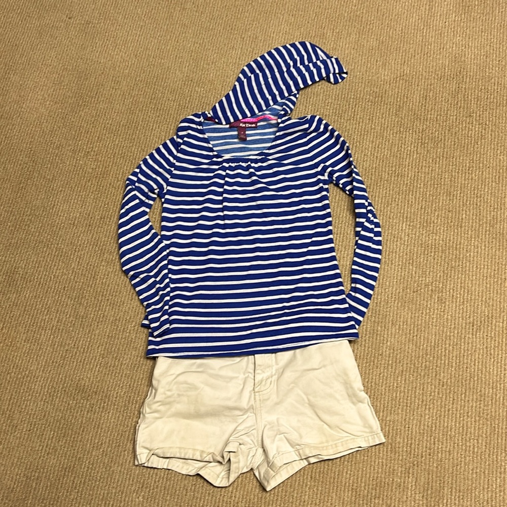 Top and shorts